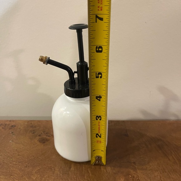White Plant Mister with Black Nozzle - Picture 2 of 2